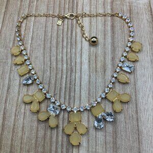 Kate Spade Secret Garden Champagne Blush Crystal Necklace